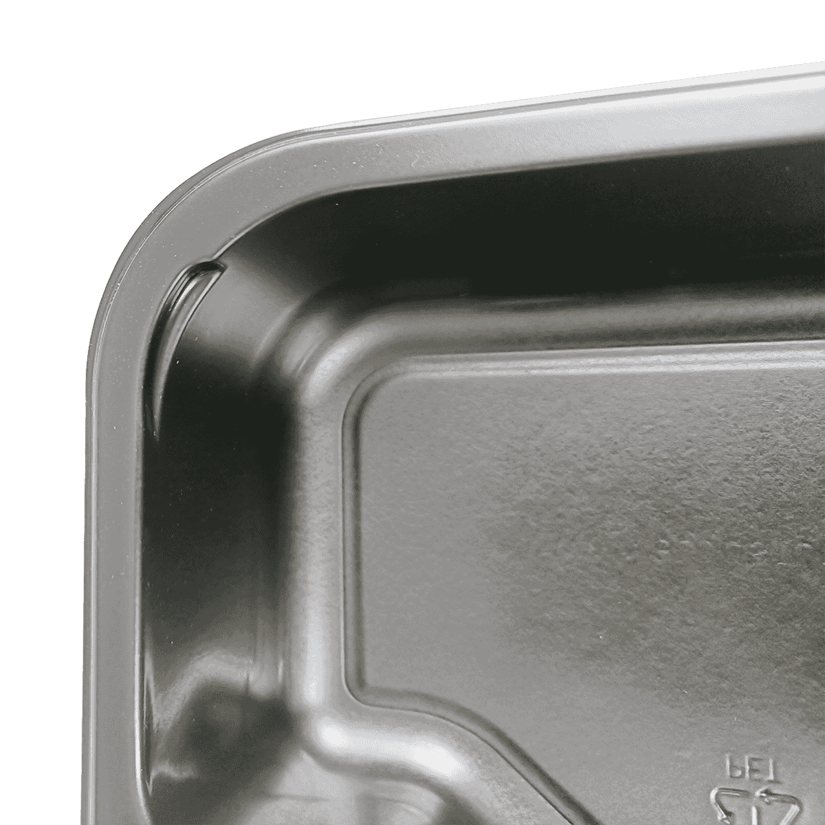 CP-3C-S-R Preparación de comidas segura para congelador y microondas, 3 compartimentos, embalaje, bandeja de comida CPET