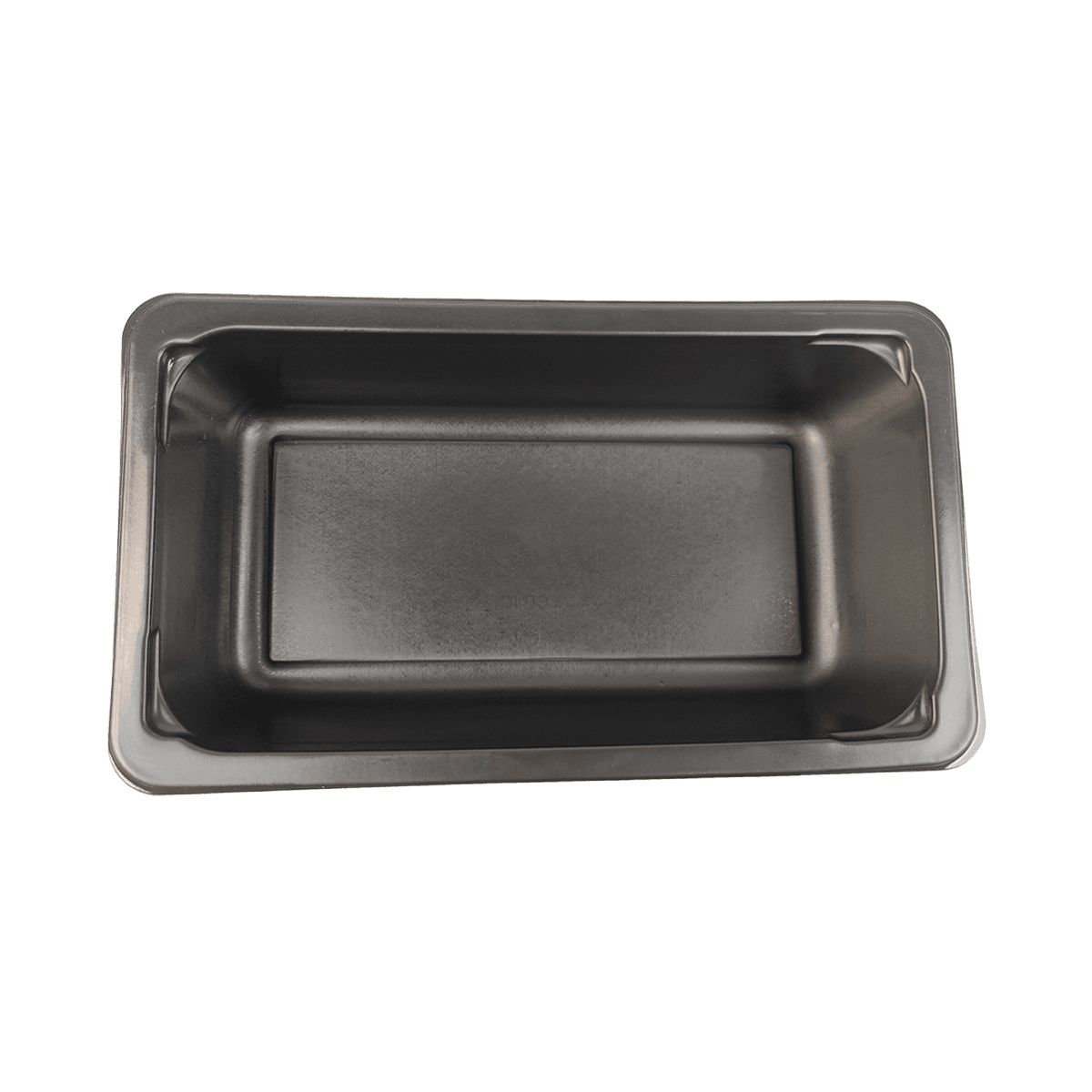 CP-1C-10 Bandeja de comida CPET de embalaje negro reutilizable y apto para microondas