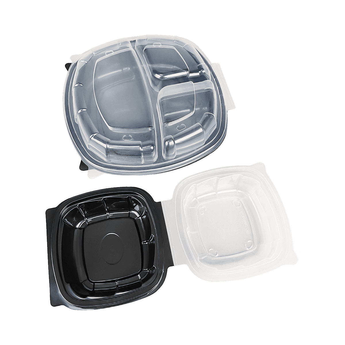 ZK-PP-036 Contenedores de embalaje de PP aptos para congelador y microondas, reutilizables para almacenamiento en la cocina, preparación de comidas, comida para llevar, suministros para restaurantes