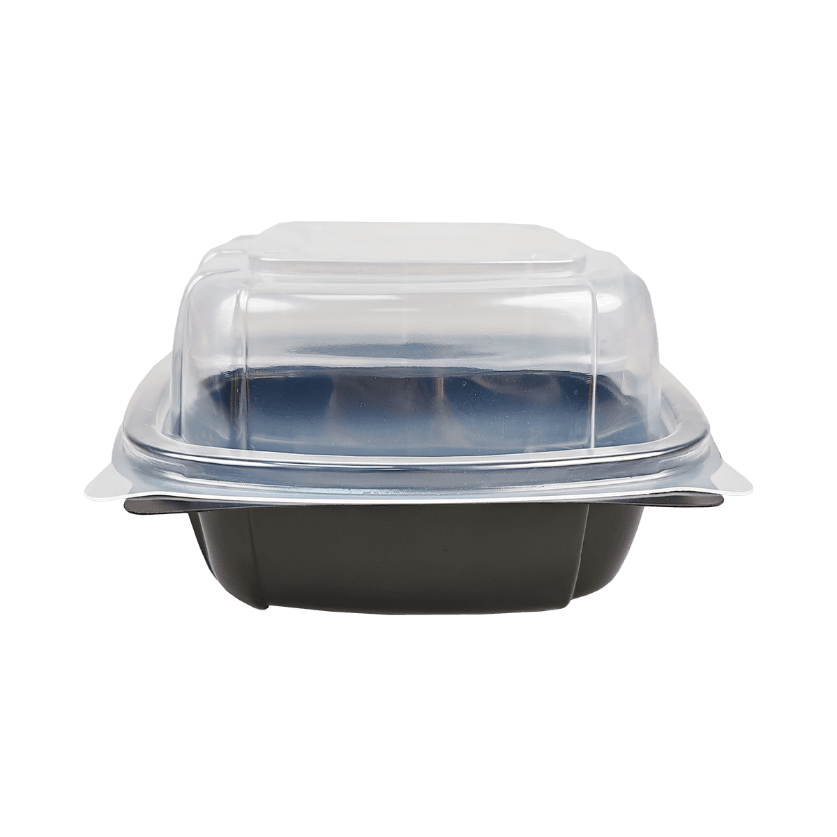 Envases de embalaje de PP negros reutilizables ZK-PP-037 adecuados para viajes, camping y comidas campestres