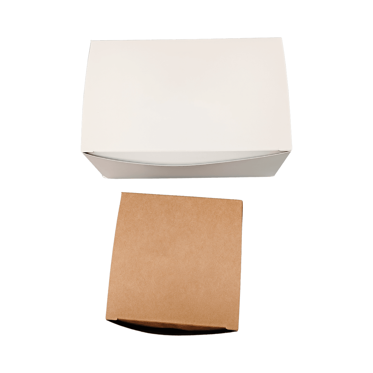 Caja para llevar del envase de comida del papel de Kraft disponible ZK-PAPER-003